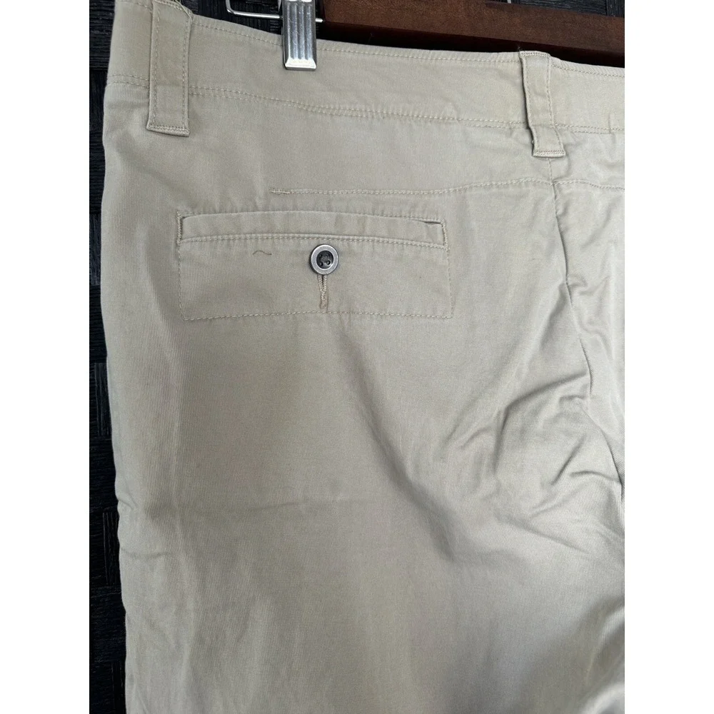 PGA Tour Mens Golf Pants Khaki 34 x 30 Stretch Straight Leg